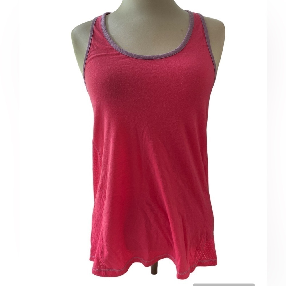 Champion tank top Racerback style rounded neckline banded neck/sleeves Sz small